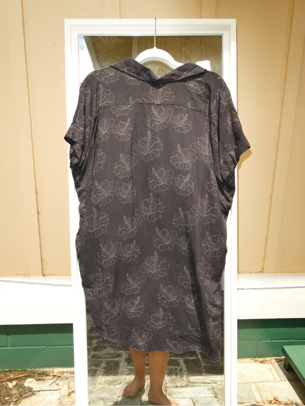 MAILANI Button Down T-Shirt Dress - Picture 2 of 3